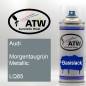 Preview: Audi, Morgentaugrün Metallic, LQ85: 400ml Sprühdose, von ATW Autoteile West.